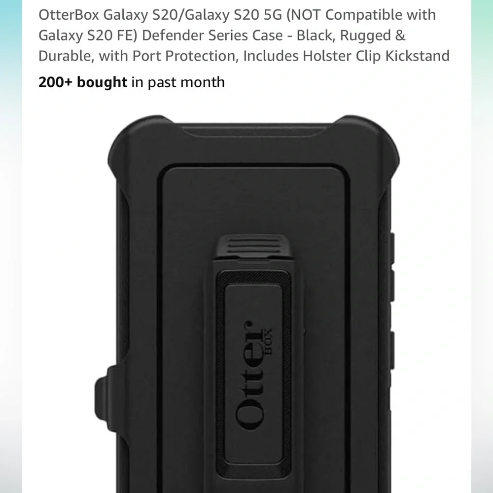 OtterBox Black Clip-On Phone Holster